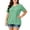 Green, variant on Womens-Plus-Size-Tank-Tops Summer Trendy V Neck T Shirts Casual Flowy Sleeveless Blouse Comfy Tunics Tee