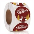 thumbnail image 5 of 500pcs/roll Christmas Sticker 1.5inch Labels Paper Waterproof Self-adhesive Round Package Sealed, 5 of 5
