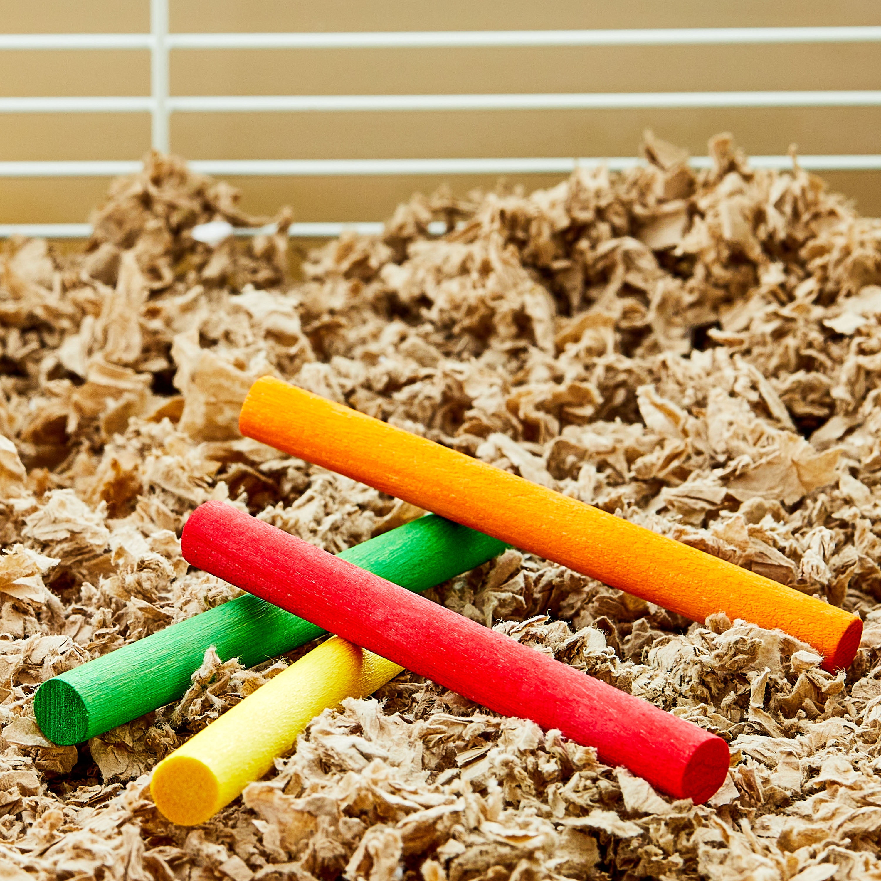 (2 pack) Vibrant Life Colorful Wood Chew Sticks for Small Animals, 4", 8 Count