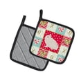 thumbnail image 2 of Hermelin Rabbit Love Pair of Pot Holders, 2 of 4