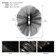 thumbnail image 1 of Xiao Hua Velo de novia con pinza para el pelo, velo corto de perla para novia, accesorio para el pelo para despedida de soltera, color negro, 1 of 2
