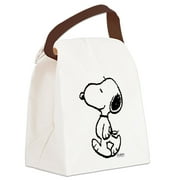 CafePress - Peanuts Snoopy - Canvas Lunch Bag with Strap Handle