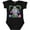 AB-Black, variant on Panama City Beach Florida Cute Swimming Manatee Boys or Girls Baby Bodysuit