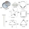 thumbnail image 3 of 8pc Mini Cookie Cutter Set with Box,Small Stainless Steel Fruit Veggie Tiny Polymer Clay Cutters,Geometric Set For Biscuit Mold,Umbrella Triangle Star Baking Cake Molds,Cookie Cutters Metal Shapes, 3 of 9