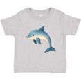 thumbnail image 3 of Inktastic Cute Blue Dolphin Boys or Girls Toddler T-Shirt, 3 of 5