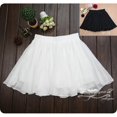 thumbnail image 2 of Nuevo estilo, vestido mini de gasa de corte A para mujer, falda abullonada blanca, pantalones, talla grande, moda elegante de verano para mujer, 2 of 5