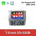 thumbnail image 3 of ZWNAV 7 inch Car Radio Carplay Automotive Multimedia Auto Stereo Android 15 For Peugeot 407 2004-2010 GPS Navigation Receiver IPS Head Unit, 3 of 14