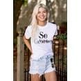 thumbnail image 3 of Cute So Glamorous Fashion Attitude Women's Plus Size Graphic Tee Brisco Brands 3X, 3 of 5