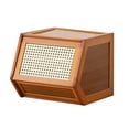 thumbnail image 2 of Elodie Desktop Organizer Cabinet Bamboo with Ventilate Door for Cosmetic Book Spice Coffee 35cm, 2 of 8