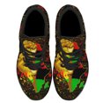thumbnail image 2 of Proud African American flag Shoes Sneakers for Women Men Black Size 4.5, 2 of 7