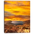 thumbnail image 2 of Beautiful Landscape under Yellow Sky - Landscape Canvas Art Print, 2 of 3