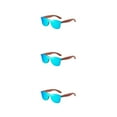 thumbnail image 2 of Ruiboury Lightweight Frame Protection Fashionable Comfortable Fit Unisex Wooden Men blue 3Set, 2 of 6