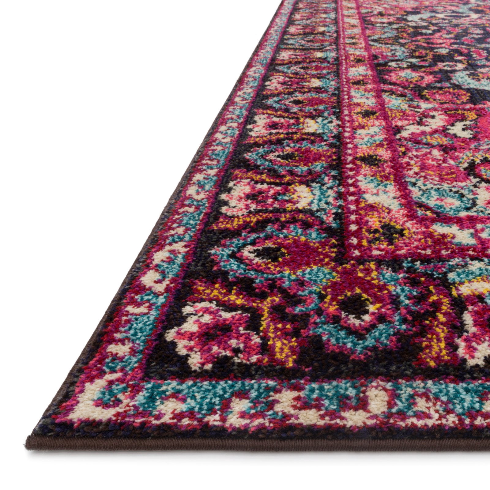 Loloi Nadia Abstract Midnight / Pink Area Rug
