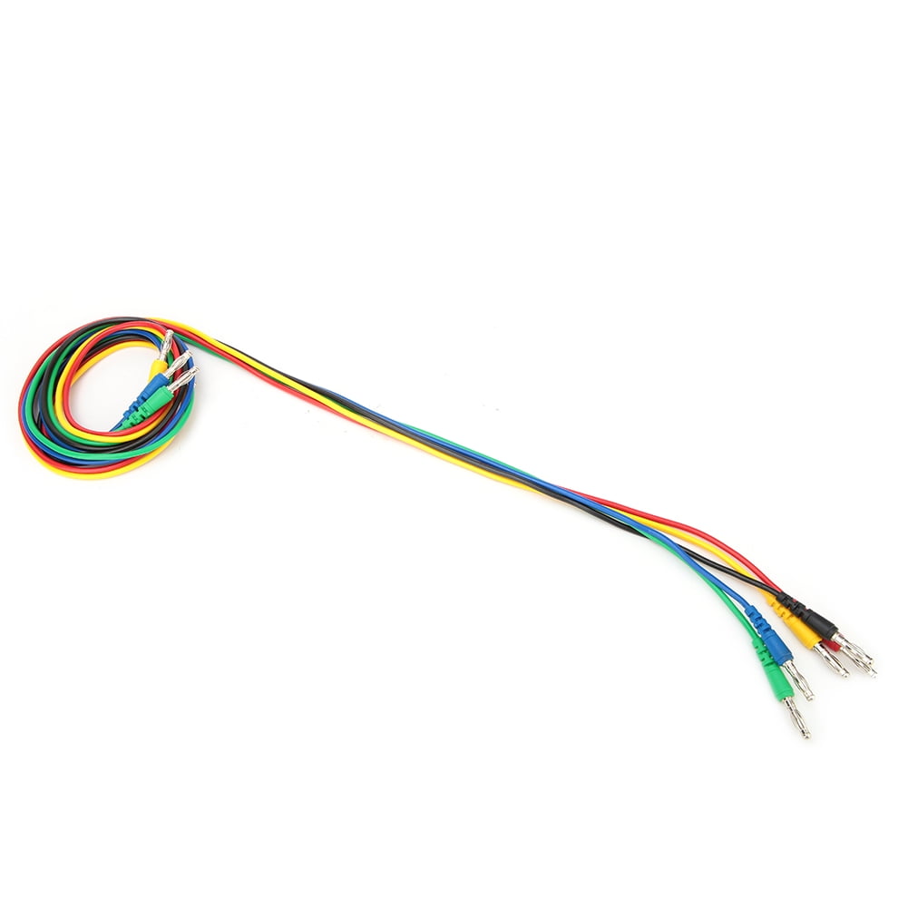 p1043 4mm Banana Plug Test Line Injection Molded to Male Multimeter Wire Cable 