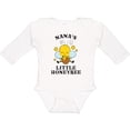 thumbnail image 3 of Inktastic Cute Bee Nana's Little Honeybee with Stars Boys or Girls Long Sleeve Baby Bodysuit, 3 of 5