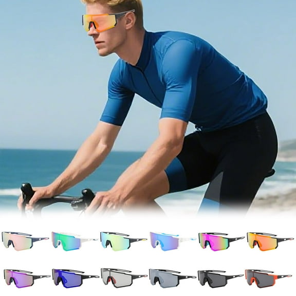 Riding Glasses Stylish Windproof Sunglasses For Road Cycling Unisex Outdoor Sports Sunglasses Cool & Trendy Preservation Shades
