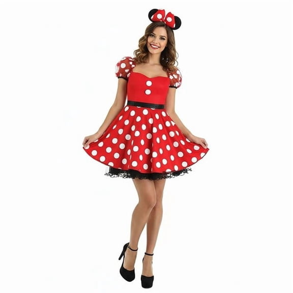 Minnie Mouse Polka Dot Costume for Women | Disney Costumes