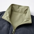 thumbnail image 4 of Fleece Jackets for Men Sleeveless Vests with Pockets Reversible Coats Mens Solid Color Zip Up Waterproof Slim Thermal Warm Hiking Outerwear Vest, 4 of 7