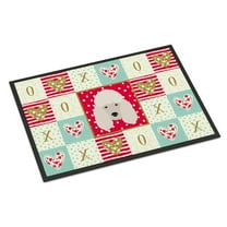 Carolines Treasures CK5229MAT Poodle Love Door Mat Indoor Rug or Outdoor Welcome Mat 18x27 Doormat 27"L x 18"W