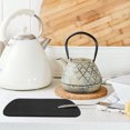 thumbnail image 4 of Phenofice Water Drip Catching Tray Dark Grey Rubber Anti-Slip Kitchen Use 1Set, 4 of 6