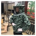 thumbnail image 5 of Jacket Veil Set Double Zippered Beekeeping Protective Suit Anti-Bee Beekeeper Clothing with Hat ,Comfortable and Sturdy, 5 of 5