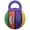 Multicolor, variant on GiGwi Jumball Rubber Basketball Dog Toy with Handle High Visability Throw Fetch Toy Dog Ball