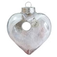 thumbnail image 1 of Ganfancp 2022 Nuevo Adornos de Navidad Puede Poner Fotos Plumas de Ángel Forma de Corazón Ofertas Del Día 1X Bola Decorativa, 1 of 1
