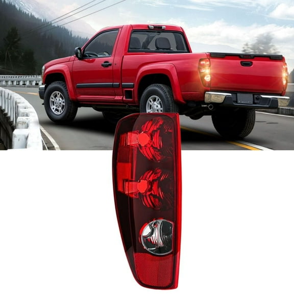 Nilight Taillight Assembly Compatible with 2004 2005 2006 2007 2008 2009 2010 2011 2012 Colorado GMC Canyon 2006 Lsuzu i280 i350 2007 2008 Lsuzu i290 i370 Rear Lamp OE Style Driver Side