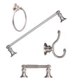 thumbnail image 2 of ARISTA Highlander Collection 4-Piece Bathroom Hardware Set in Satin Nickel, 2 of 8