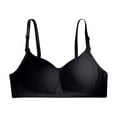 thumbnail image 4 of ALLLIST Womens Bras Unlined No Underwire Full Coverage Training Comfy Solid Black T Shirt Bras for Ladies Size S-XL, 4 of 5