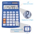 thumbnail image 5 of CATIGA CD-2775 Handheld Calculator Clear 12 Digit LCD Display Screen School Office (Blue), 5 of 6