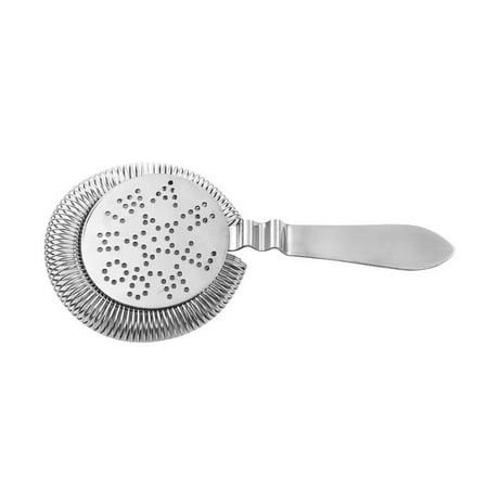 

Professional Bar Tools Cocktail Strainer Ice Filter With Spring Stainless Steel