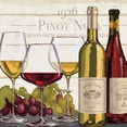 thumbnail image 2 of Penner, Janelle 12x12 Gold Ornate Wood Framed with Double Matting Museum Art Print Titled - Wine Tasting III, 2 of 4