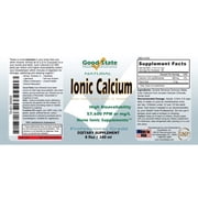 Good State Liquid Ionic Minerals - Calcium, 8 Fl Oz – Supports Strong Bones & Teeth