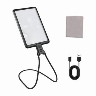 Carson LumiVisor Head Magnifier – LED Light, 2x/3x/5x/6x Magnification, Adjustable Strap