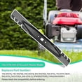 thumbnail image 2 of 942-0741A Mulching Blade for 21inch Deck, 742-0741A Mower Blade Compatible for 2 Pack, 2 of 5