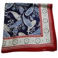 thumbnail image 5 of Men 100 Silk Square Scarf 70x70cm Neck Scarves 12 momme Wrap Business Casual Breathable Lightweight Paisley, 5 of 5