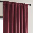 thumbnail image 5 of HPD Half Price Drapes Cinema Red Heritage Plush Velvet Room Darkening Curtains for Bedroom & Living Room Curtains (1 Panel), Window Curtains 96 inches long, Rod Pocket Curtains & Drapes, 50W X 96L, 5 of 12