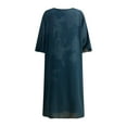 thumbnail image 4 of CHOK Robes pour Mère de la Mariée Ensemble Deux Pièces pour Femmes Robe Midi à Imprimé Floral avec Cardigan en Mousseline de Soie Formelle de Fête Sans Manches Grande Taille Robes d'Invitée de Mariage pour Femmes 2024 Tenue de Villégiature, 4 of 4