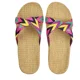 thumbnail image 2 of nuevas zapatillas de moda para hombre y mujer, zapatillas antideslizantes de verano para parejas en casa, zapatillas de interior, zapatos diarios cruzados de lino, 2 of 5