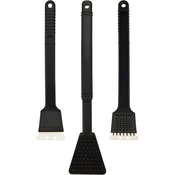 Farberware 5275944 Barbecue Grill Brushes, Set of 3, Black