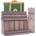 thumbnail image 1 of Set de juego Kubb Yard de Apudarmis, bolsa de transporte de madera de caucho, 1 of 9