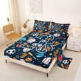 thumbnail image 2 of Erosebridal Kids Baseball Sport Games Queen Sheet Sets,Ball Personalized Alphabet R Bed Set For Boys 4 Pieces, 2 of 6