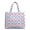 Red and blue pentagram, variant on American Tote Bag Stars and Stripes 4th of July Patriotic Large Quilted Tote Shoulder Bag for Daily Wear