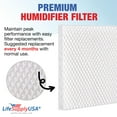 thumbnail image 4 of LifeSupplyUSA Humidifier Filter Replacement Pad Compatible for Honeywell HAC-801, 4 of 5