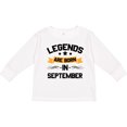 thumbnail image 3 of Inktastic legends are born in september Boys or Girls Long Sleeve Toddler T-Shirt, 3 of 5