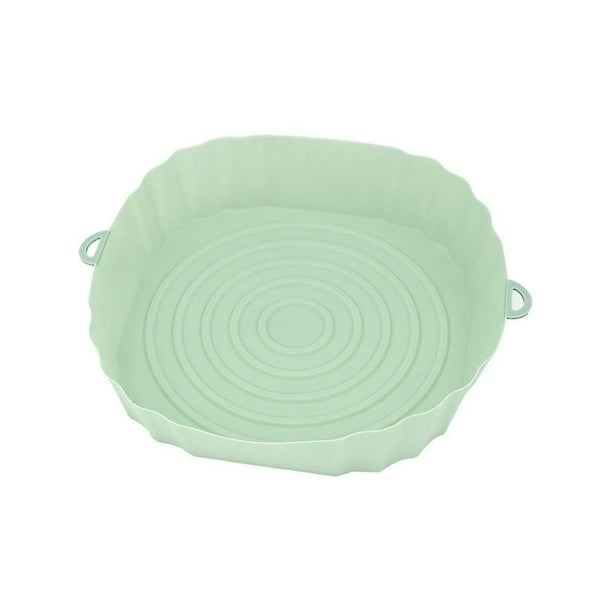 piezas de bandeja para horno de freidora de aire, cesta para pollo frito, alfombrilla de silicona, olla resistente a altas temperaturas