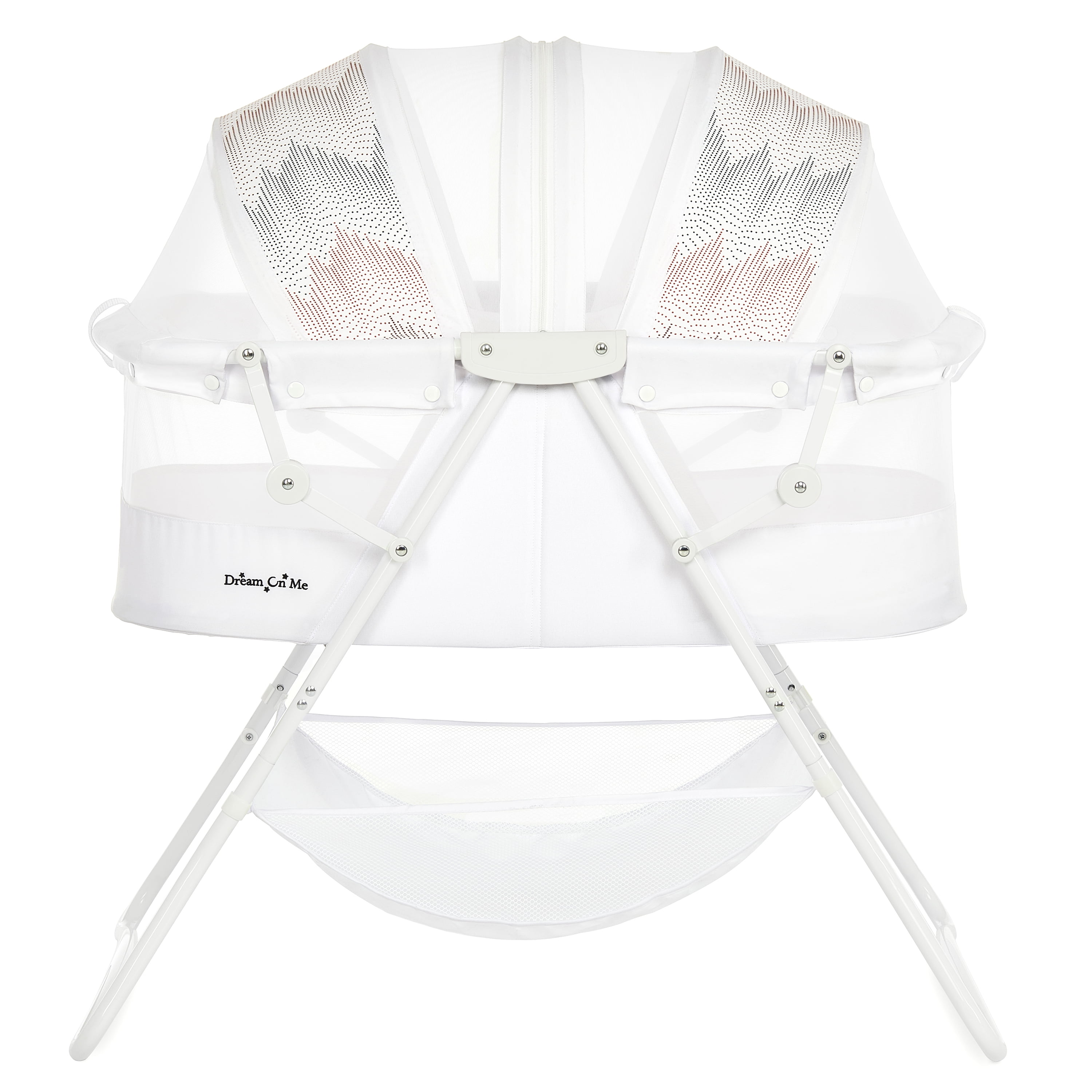 Dream On Me Karley Bassinet in Dove White