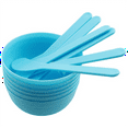 thumbnail image 1 of 6PCS Blue DIY Glue Mixing Bowl Set with Spoons for Slime , PP Plastic, Reusable Mixing Bowls, 1 of 6