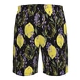 thumbnail image 6 of Naloa Lavender Flowers Men's Beach Shorts, Surfing shorts, Swim trunks, Quick Dry Swim Trunks for Surfing Beach Fun - Medium, 6 of 9